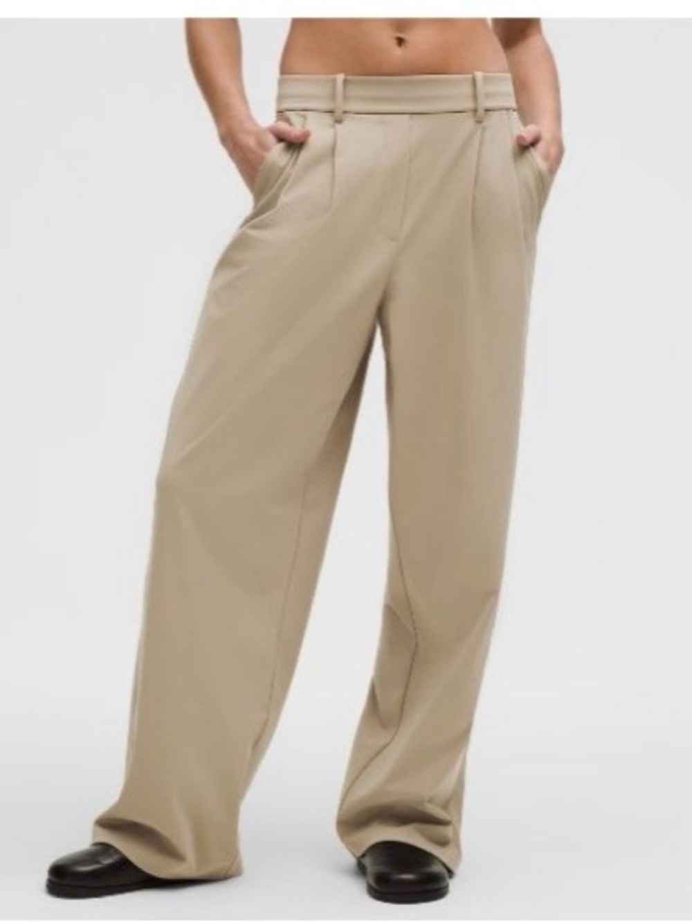 lululemon athletica Daydrift Wide-Leg High-Rise Pants in Oak